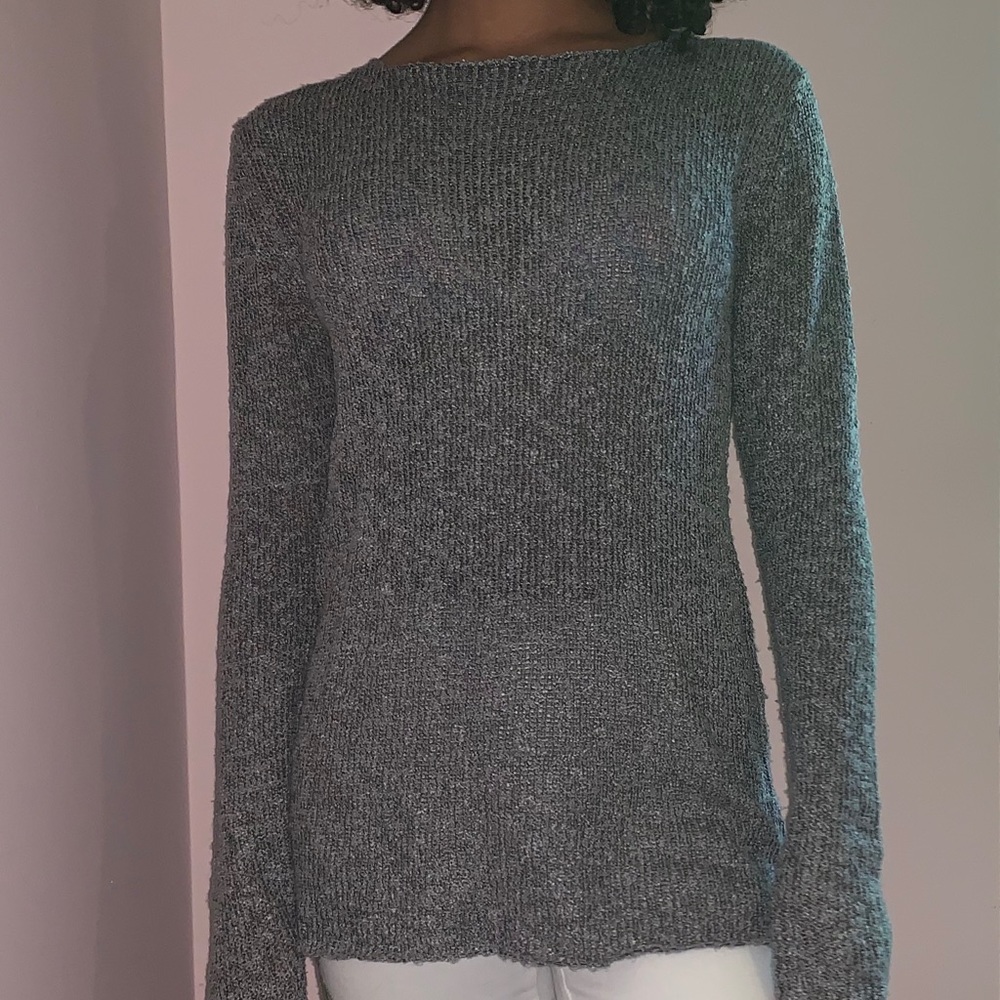 gray oversized Premise sweater